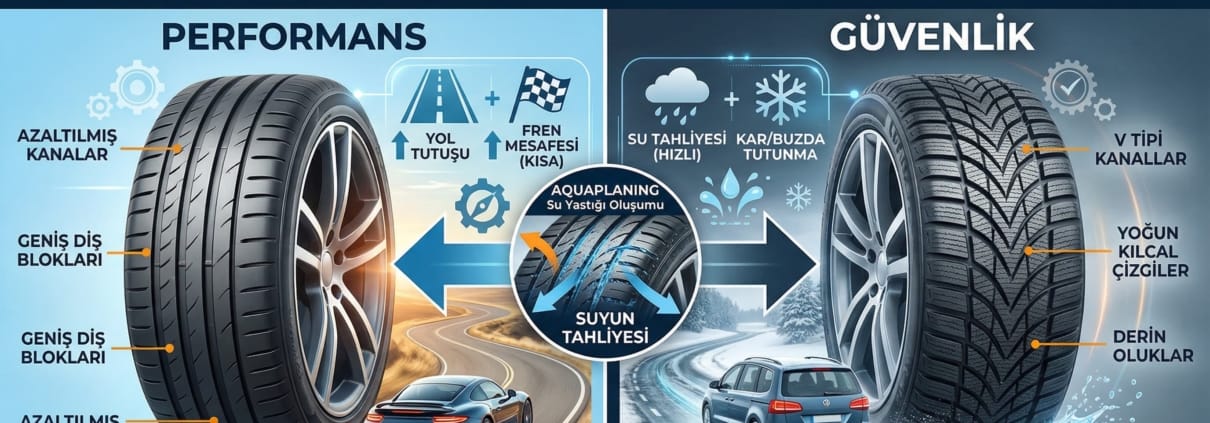 Lastik Diş Desenlerinin Sürüş Performansına ve Güvenliğine Etkisi