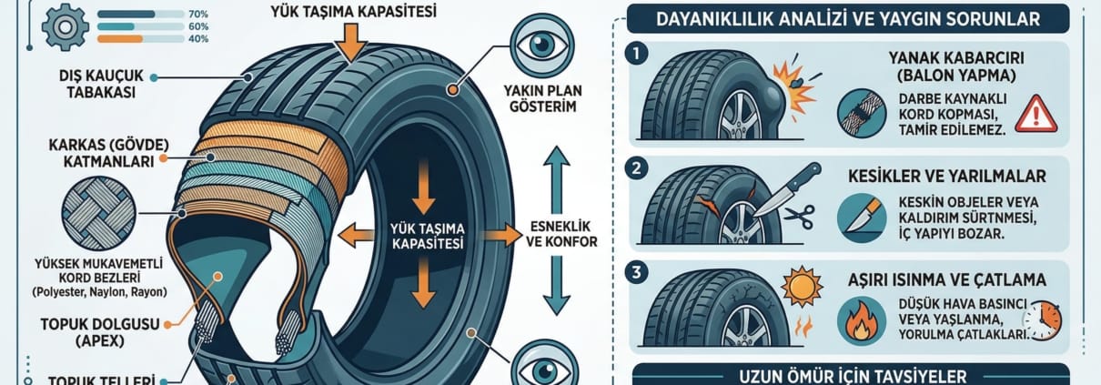 Lastik Yanak Yapısı ve Dayanıklılık Analizi