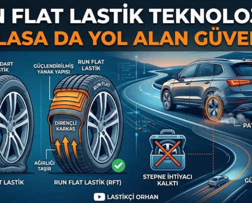 Run Flat Lastik Teknolojisi Patlasa da Yol Alan Güvenlik
